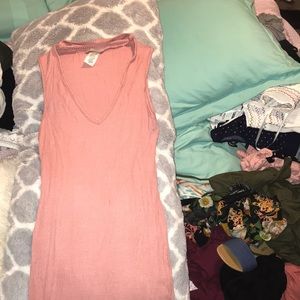 pink tight short dress